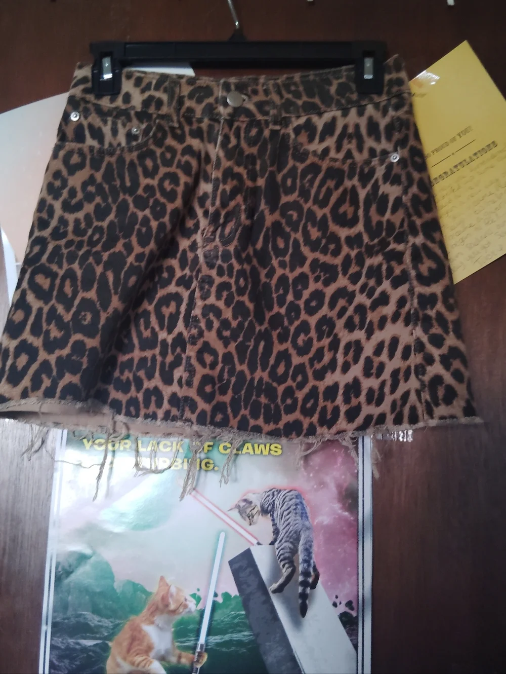 ZARA Trf Collection Animal Print Mini Skirt XS - Picture 4 of 7